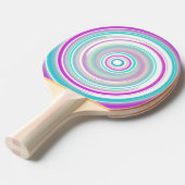 Raquette De Ping Pong Abstrait torride coloré (Devant Angle)