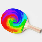 Raquette De Ping Pong Abstraite vague de chaleur vive (Côté)