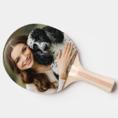 Raquette De Ping Pong Add Poddle Photo Personalize Customize (Côté)