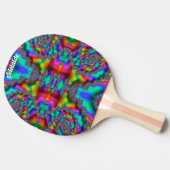 Raquette De Ping Pong ADELAIDE ~ DISCO BALL ~ Fractale Originale ~ (Côté)