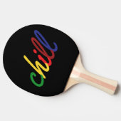 Raquette De Ping Pong Ado Fille Chill Couleurs rétro (Côté)