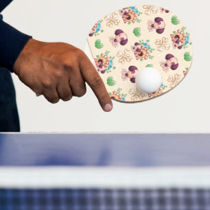 Raquette De Ping Pong Adorable Motif de chien