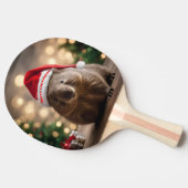 Raquette De Ping Pong adorable Noël Wombat, (Côté)