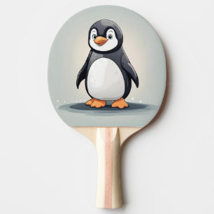 Raquette De Ping Pong adorable petit pingouin