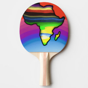 Raquette De Ping Pong Africa map
