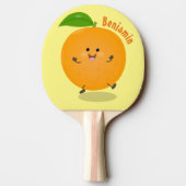 Raquette De Ping Pong Agréable agrumes d'orange (Dos)