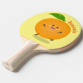 Raquette De Ping Pong Agréable agrumes d'orange (Devant Angle)