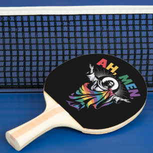 Raquette De Ping Pong Ah hommes drôles LGBT Fierté gay