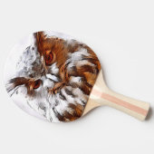 Raquette De Ping Pong Aigle d'Eurasie numériquement pagaie de ping-pong (Côté)