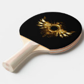 Raquette De Ping Pong Ailes de Steampunk (Devant Angle)