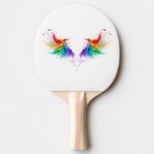 Raquette De Ping Pong Ailes fluffy arc-en-ciel (Devant)