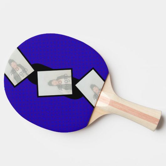 Raquette De Ping Pong Ajouter Photo Bleu Ping Pong Paddle (Côté)