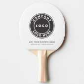 Raquette De Ping Pong Ajouter un logo d'entreprise et un site Web Slogan (Devant)