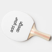 Raquette De Ping Pong ajouter votre conception (Côté)