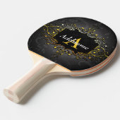 Raquette De Ping Pong Ajouter votre nom et votre initiale (Devant Angle)