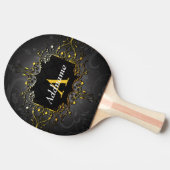 Raquette De Ping Pong Ajouter votre nom et votre initiale (Côté)