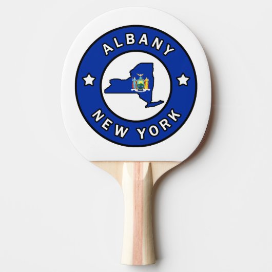 Raquette De Ping Pong Albany New York (Devant)