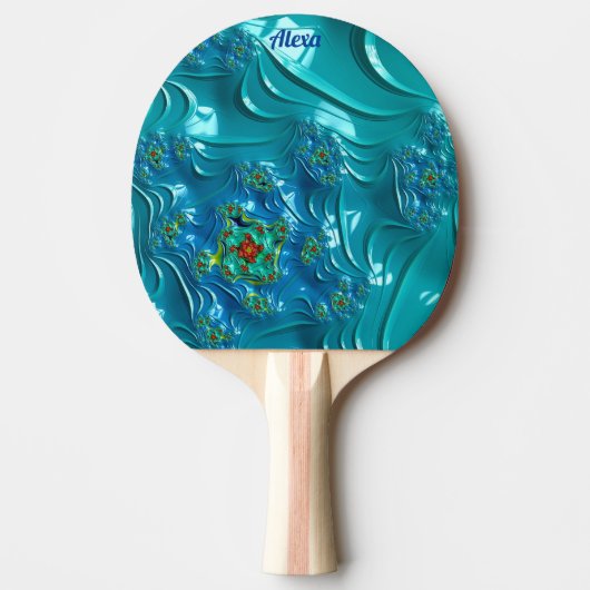 Raquette De Ping Pong ALEXA ~ COOL WIN ~ Fractale Originale ~ (Devant)
