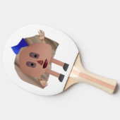 Raquette De Ping Pong Alice réaliste (Côté)