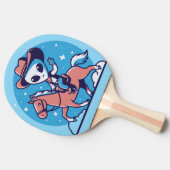 Raquette De Ping Pong ALIEN COWBOY FUNNY Ping Paddle (Côté)