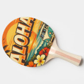 Raquette De Ping Pong Aloha Beach Sunset Island (Côté)