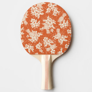 Raquette De Ping Pong Aloha Spirit : Hibiscus-Ananas Harmonie.