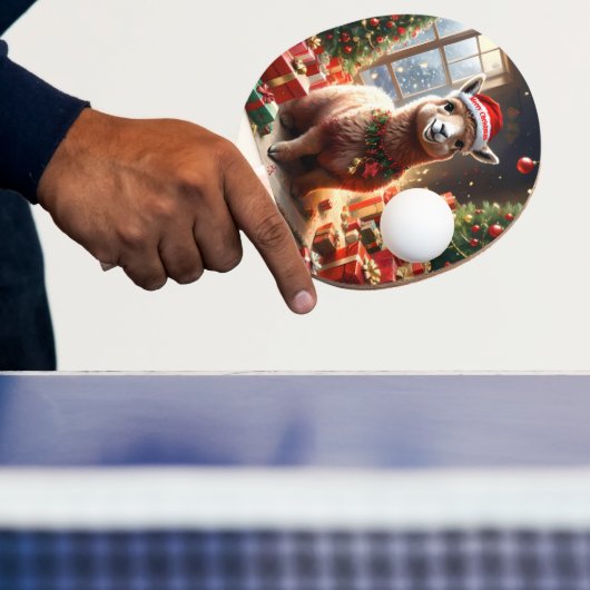 Raquette De Ping Pong "Alpaca les présents : un conte de Noël" (Insitu)