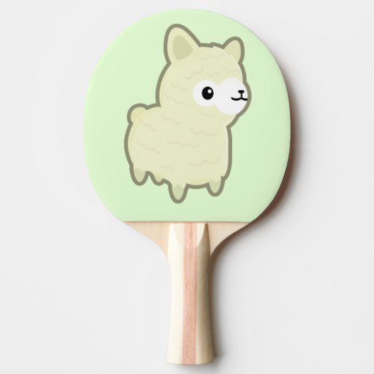 Raquette De Ping Pong Alpaga de Kawaii (Devant)