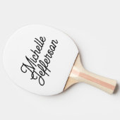 Raquette De Ping Pong American Creative tendance noir calligraphie (Côté)