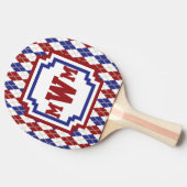 Raquette De Ping Pong Americana Jacquard Ping Pong Paddle (Côté)