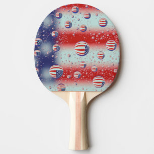 Raquette De Ping Pong Amérique du Nord, États-Unis, WA, Redmond, Drapeau