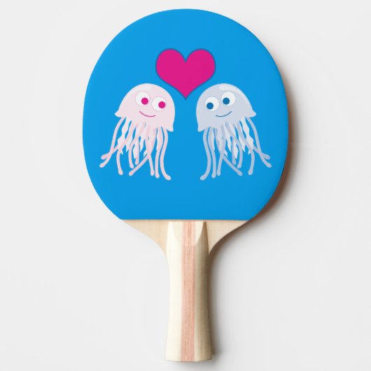 Raquette De Ping Pong Amour des méduses (Devant)