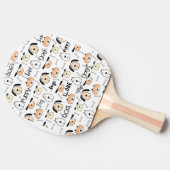Raquette De Ping Pong Amoureux des chiens chiot (Côté)