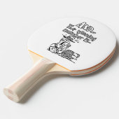 Raquette De Ping Pong Amusant Conception de Bingo (Devant Angle)