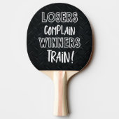 Raquette De Ping Pong Amusant Conversation Gagnants Train Losers Plainte (Dos)