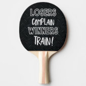 Raquette De Ping Pong Amusant Conversation Gagnants Train Losers Plainte (Devant)