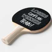 Raquette De Ping Pong Amusant Conversation Gagnants Train Losers Plainte (Devant Angle)