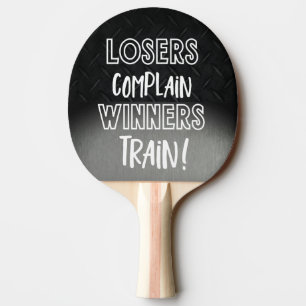 Raquette De Ping Pong Amusant Conversation Gagnants Train Losers Plainte