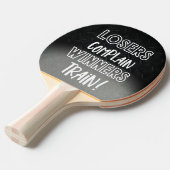 Raquette De Ping Pong Amusant Conversation Gagnants Train Losers Plainte (Devant Angle)