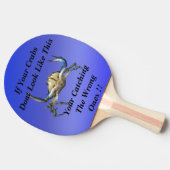 Raquette De Ping Pong Amusant Crabes à Capture, (Côté)