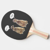 Raquette De Ping Pong Amusant, mignon meerkats en conversation (Côté)