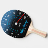 Raquette De Ping Pong Amusante voiture Manly Odometer Speedometer Partie (Côté)