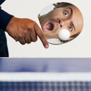 Raquette De Ping Pong Amusement Photo Personnalisé