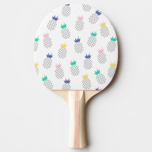 Raquette De Ping Pong Ananas Abstrait (Devant)