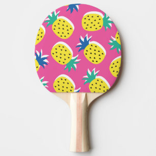Raquette De Ping Pong Ananas Couleurs folles : Pop-Art chilien.