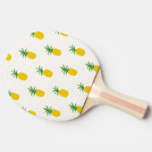 Raquette De Ping Pong Ananas tropicaux d'or (Côté)