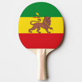 Raquette De Ping Pong Ancien drapeau éthiopien (Dos)