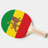 Raquette De Ping Pong Ancien drapeau éthiopien (Côté)