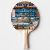 Raquette De Ping Pong Ancien et rouillé Atlas Impérial moteur diesel à I (Devant)