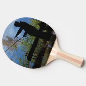 Raquette De Ping Pong Ancien Pêche Retraite Ping Pong Paddle (Côté)